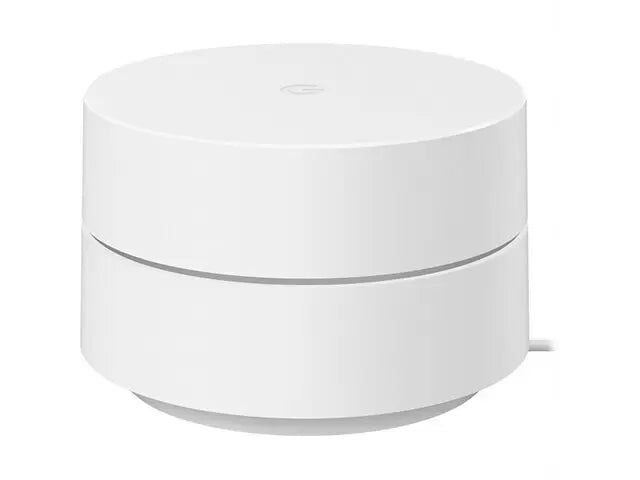 Google WiFi AC1200 Wireless Dual-Band Gigabit Mesh Wi-Fi Router (Snow, 1-Pack)
