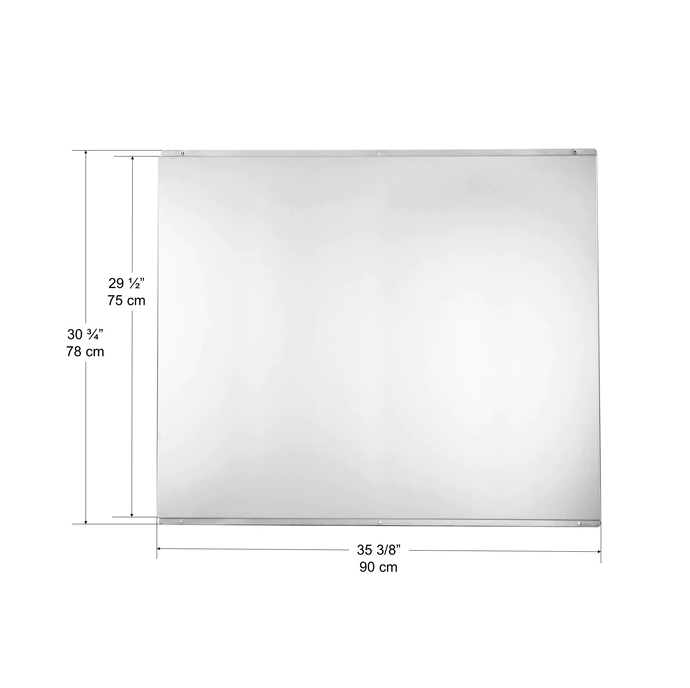 Stainless Steel Backsplash 36 inch PA0110-3601
