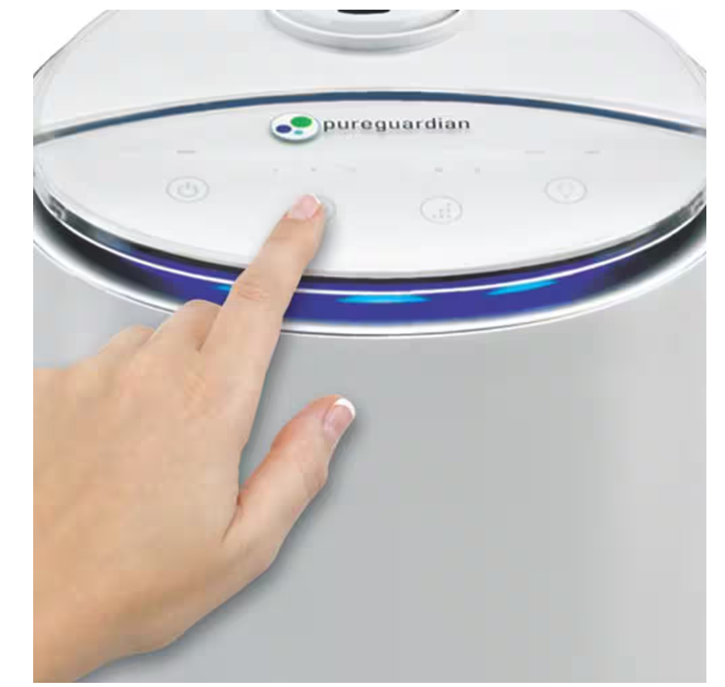 PureGuardian H3200WCA 100-Hour Ultrasonic Cool Mist Tower Humidifier