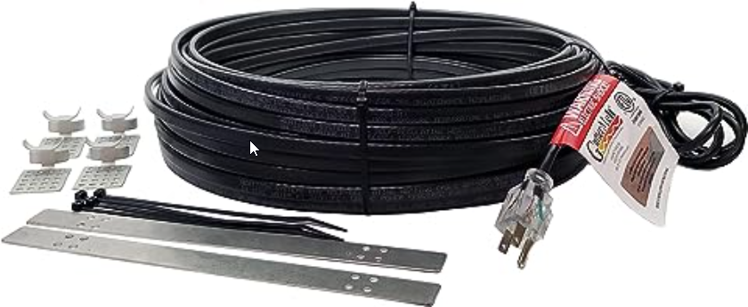 Gutter Melt Snow Deicing Cable Kit (GM9W120-50-KIT)