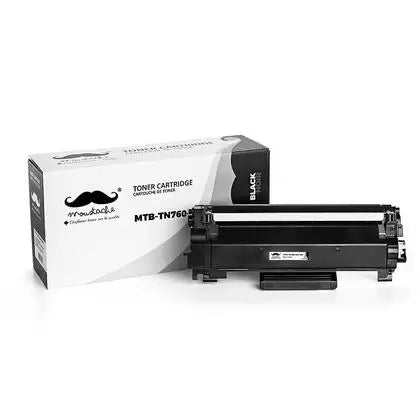 Brother TN760 Compatible Black Toner Cartridge - Moustache (1-pack)