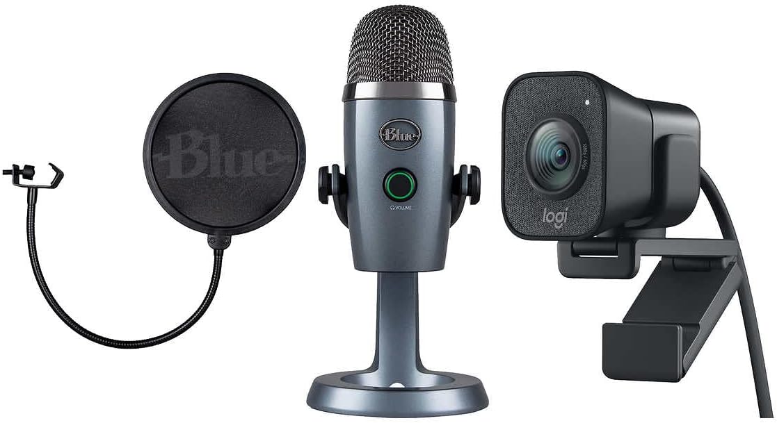 Logitech Ultimate Creator Pack - Streamcam 1080p HD and Yeti Nano Premium USB Microphone