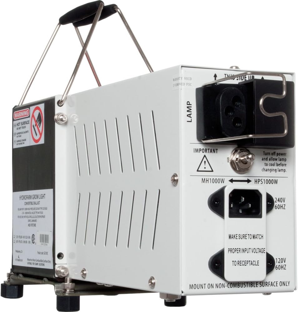 Hydrofarm SG Ballast 1000W Convertible Grow Light