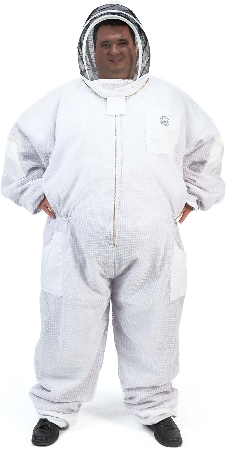 Humble Bee Big and Tall 421 Aero Beekeeping Suit with Fencing Veil (Size XL)