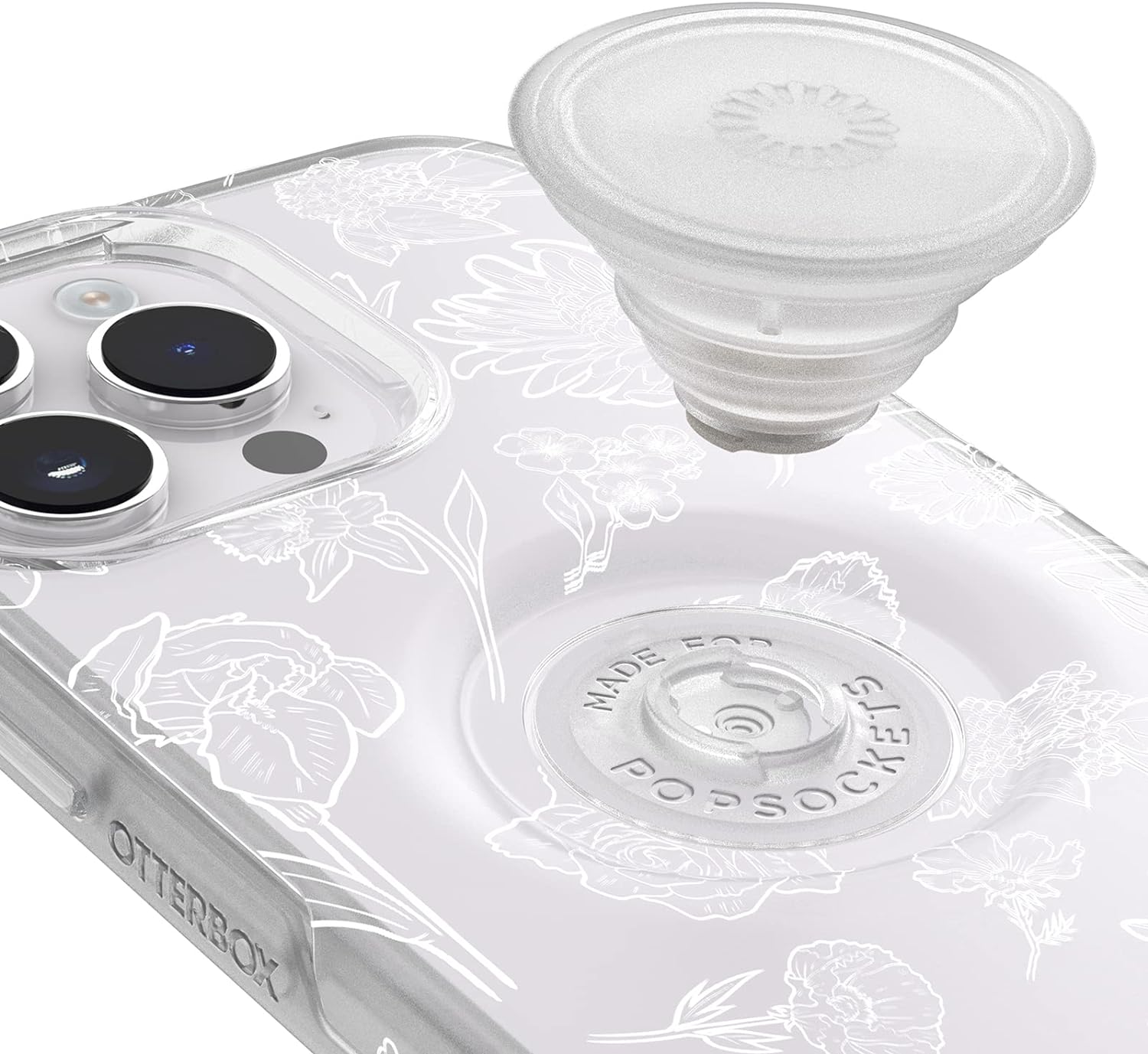 OtterBox Otter + POP Symmetry Clear Series for iPhone 14 Pro Max - Flower of Month (Clear)