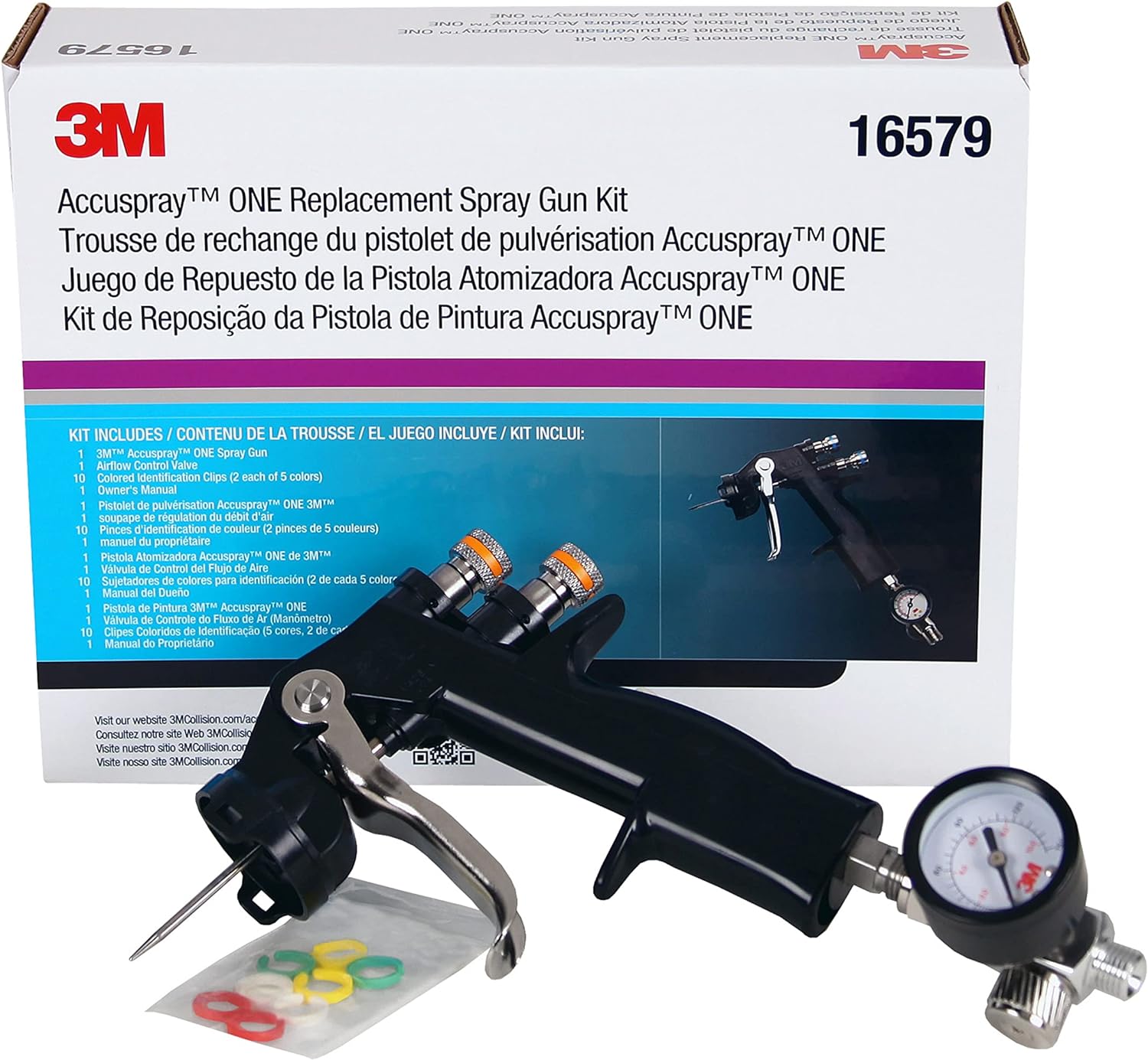 3M Automotive Repair Accuspray ONE Replacement Spray Gun, 16579