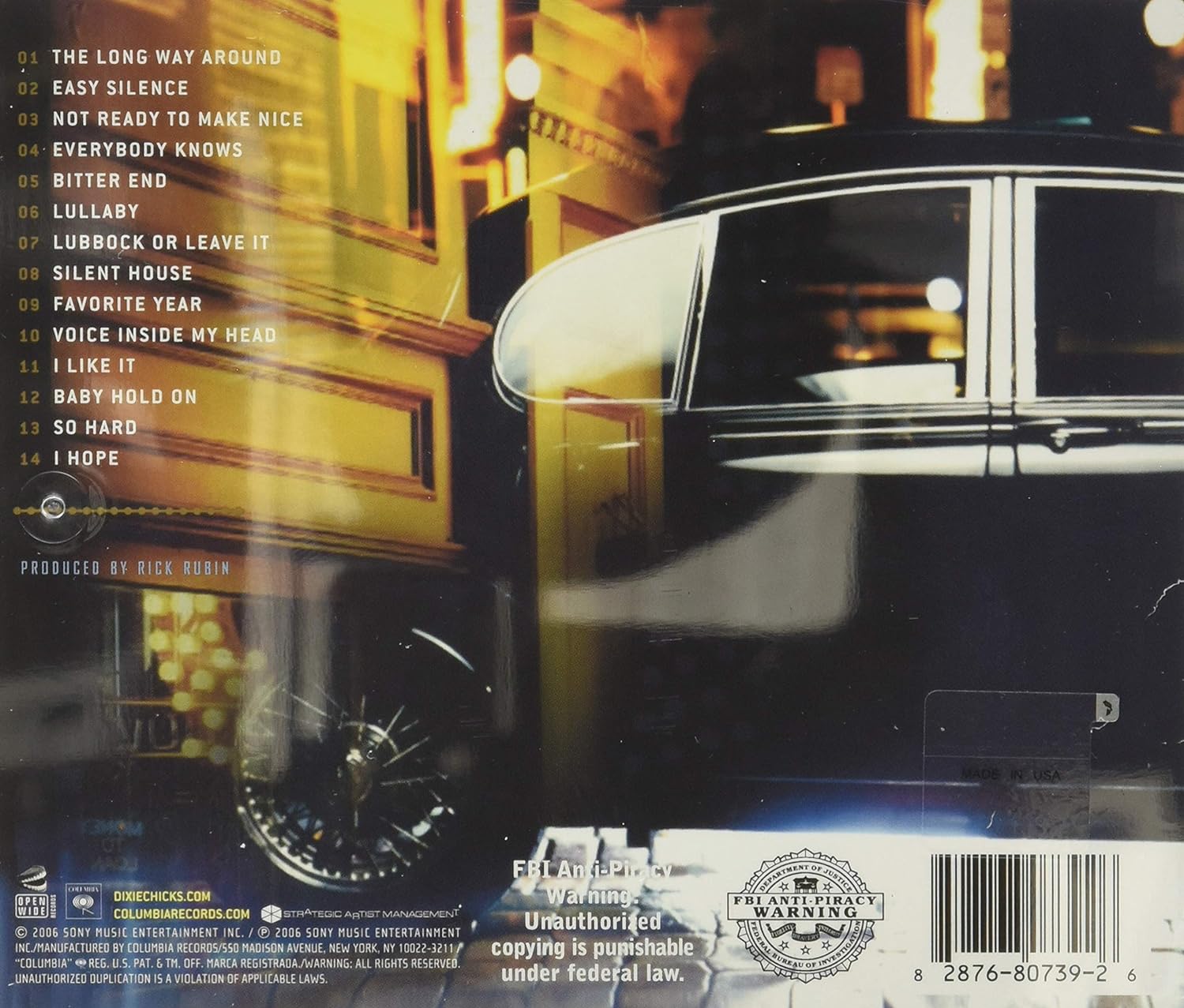 Dixie Chicks Taking The Long Way (2006, CD)