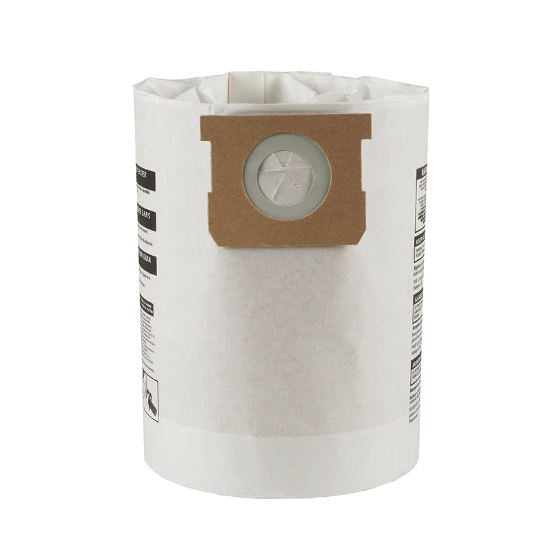 Shop-Vac 90661 5-8 Gallon Disposable Filter Bags - Type E  (3-pack)
