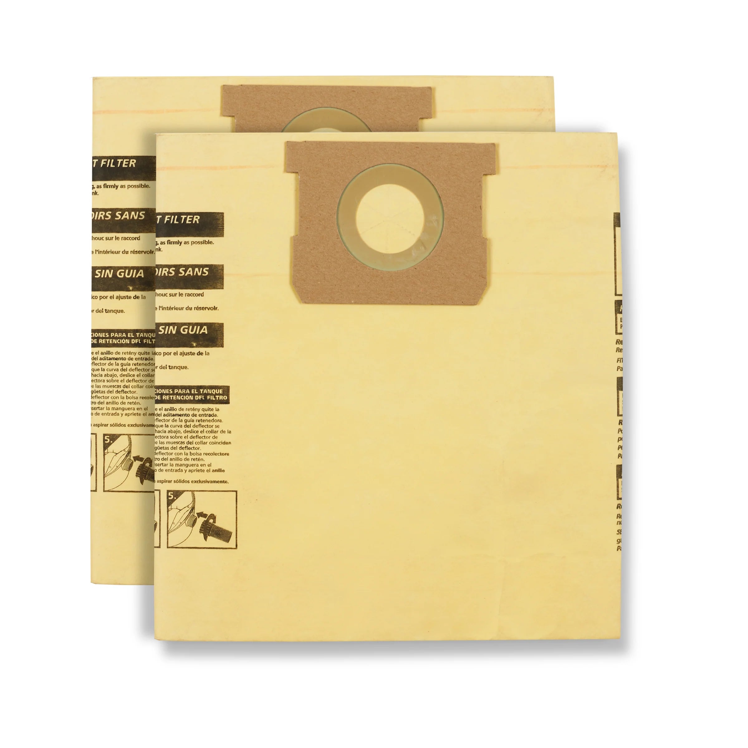 Shop-Vac 90671 5-8 Gallon Disposable Filter Bags - Type H (2 Pack)