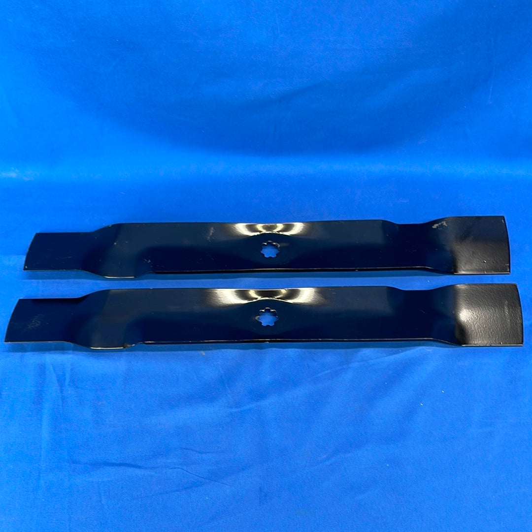 2 Blade Set Of 3-N-1 Blades For Many 42 In. Cut John Deere Mowers