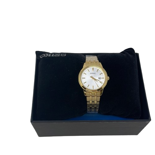 Seiko White Dial Ladies Watch SUR412P1 - like new