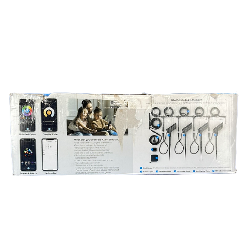 AtomiSmart WiFi LED Spot Lights 4-Pack Starter Kit  (Read Condition Notes)