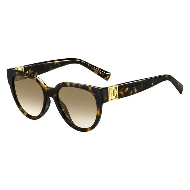 Givenchy 53mm Cat Eye Full Rim Sunglasses - Dark Havana