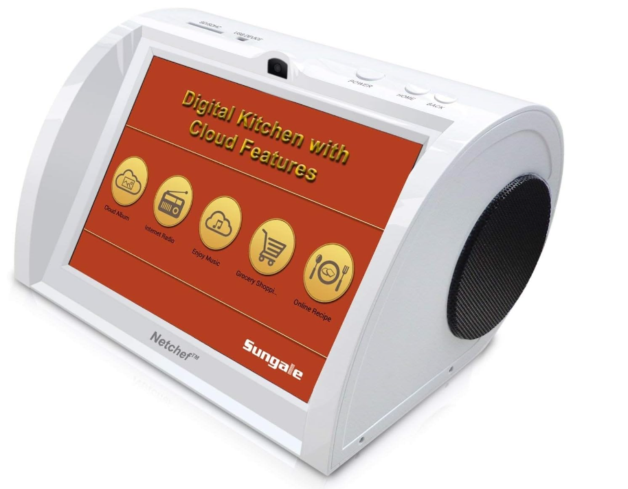 Multi-Functional Cloud Digital Kitchen Entertainment w/ 8" Touch Screen (NC850)