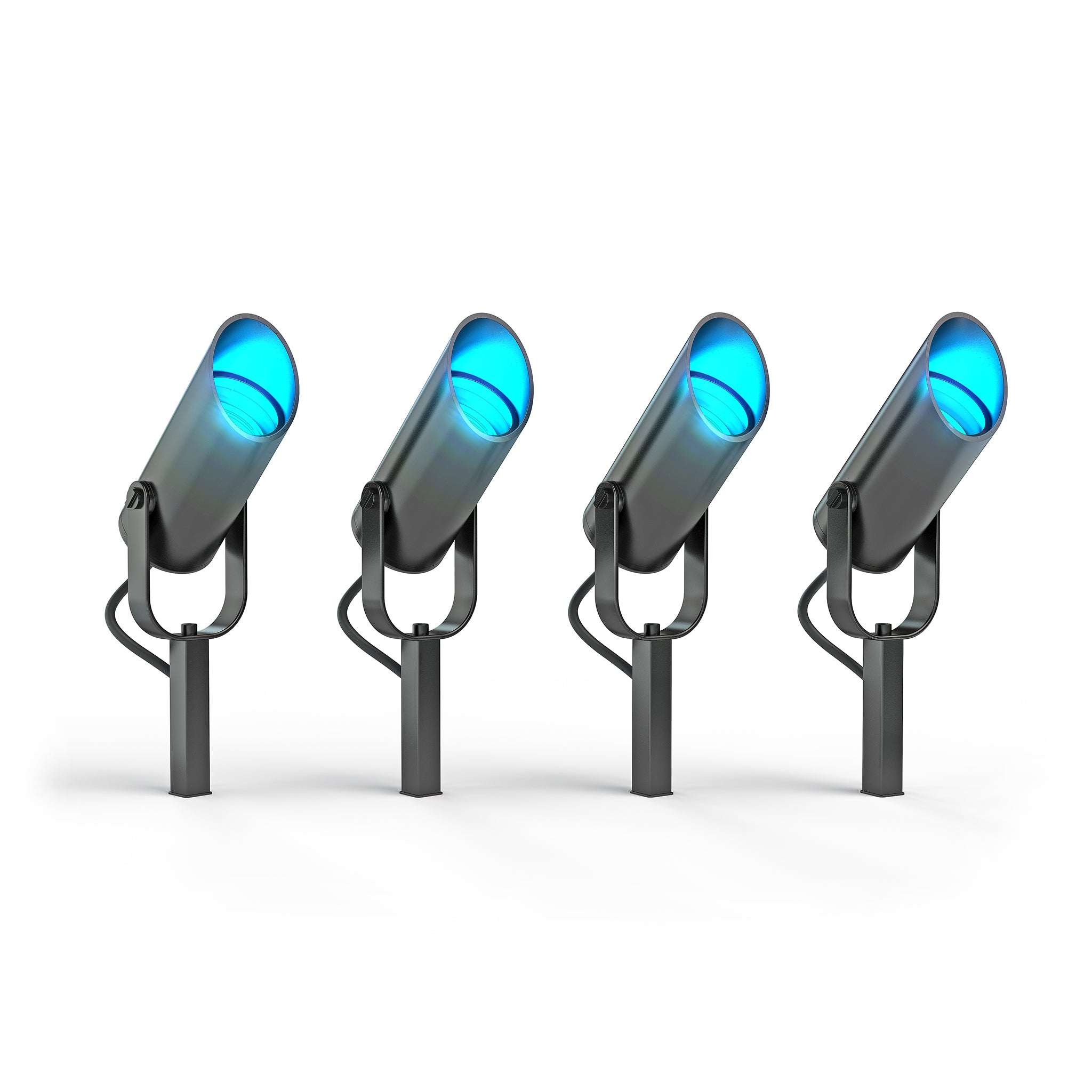 AtomiSmart WiFi LED Spot Lights 4-Pack Starter Kit  (Read Condition Notes)