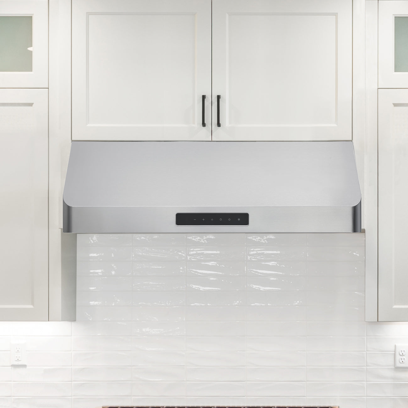 Ancona AN-1257 36 in. Pro Series Turbo Stainless Steel Under Cabinet Range Hood with Night Light Feature