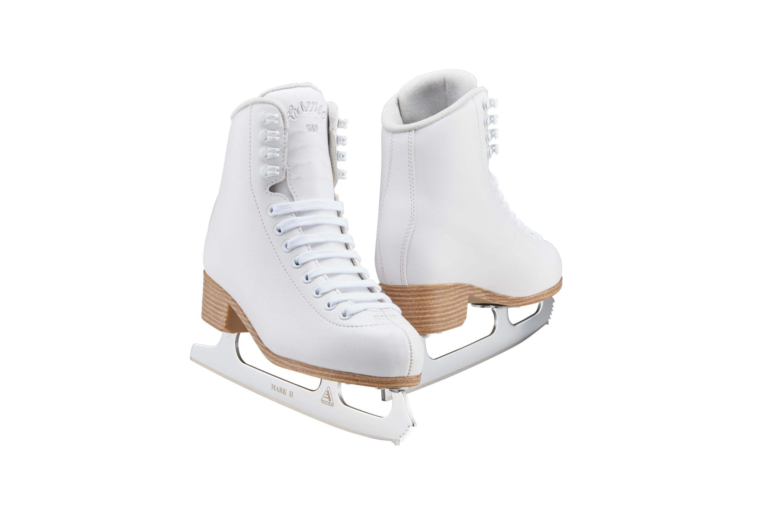 Cameo by Jackson 500 Women's Vinyl Senior Recreational Skates - White (Size 4)