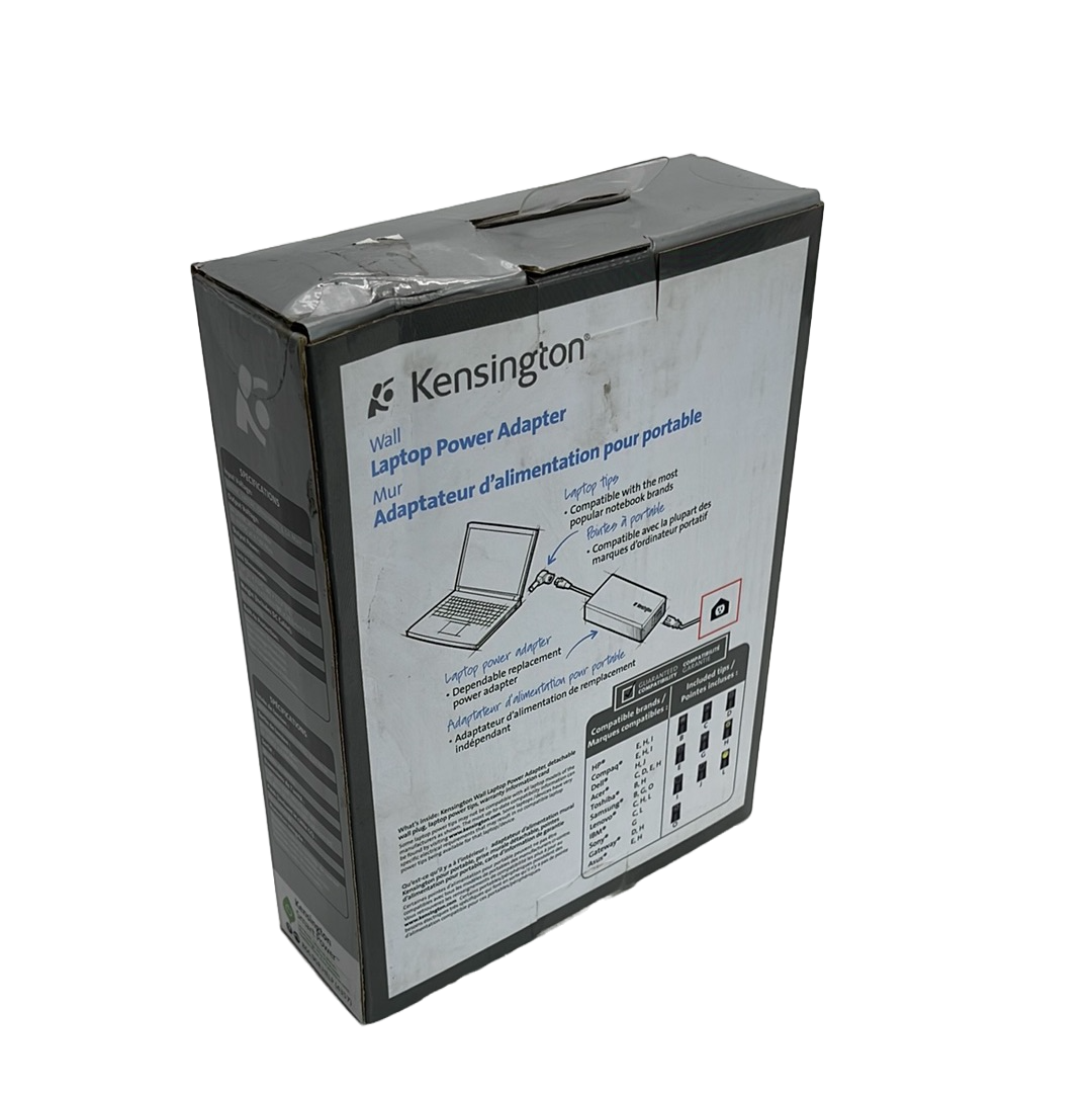 Kensington K38077US Wall Laptop Power Adapter with USB Power Port