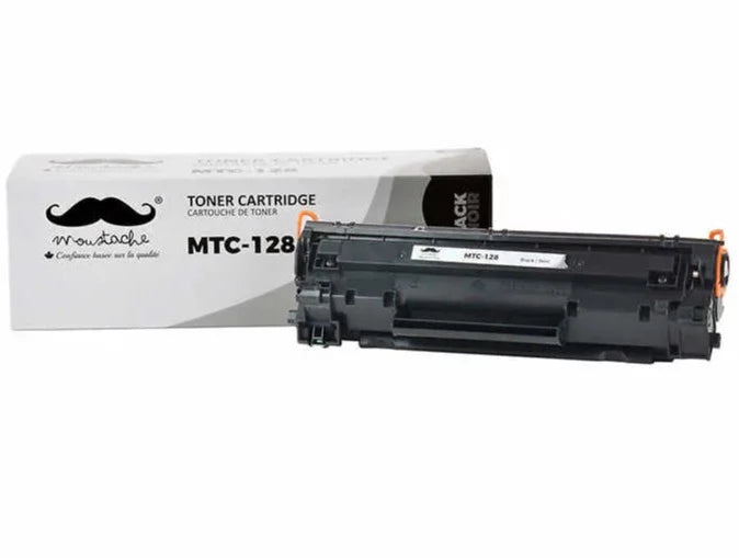 Canon 128 Compatible Black Toner Cartridge - Moustache (1-Pack)