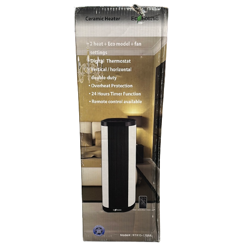 Ecohouzng 22 in. Tower Ceramic Fan Heater with Remote