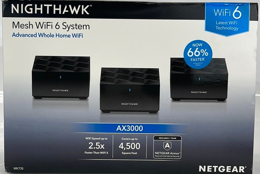 Netgear Nighthawk AX3000 Wifi 6 Mesh System