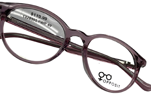Opposit Women's Round Eyeglasses - Purple