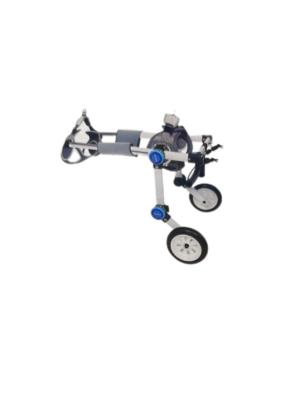 Samohui Adjustable Dog Cart Wheelchair, Foldable Dog Wheelchair for Back Legs (Size- XXS)