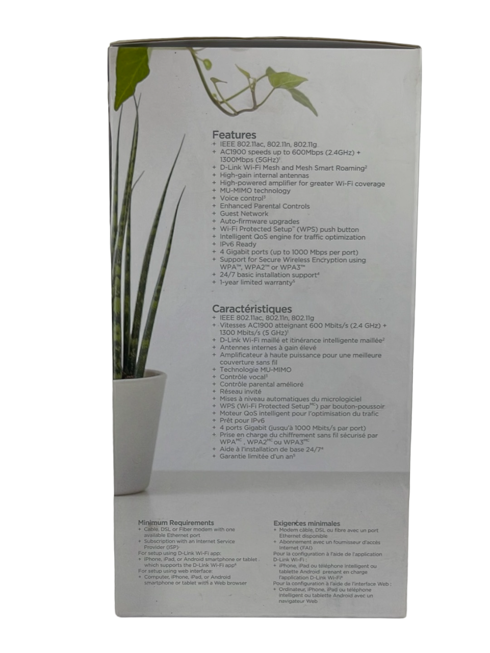 D-Link High-Performance Scalable Mesh Wi-Fi Router, White (AC1900) DIR-L1900