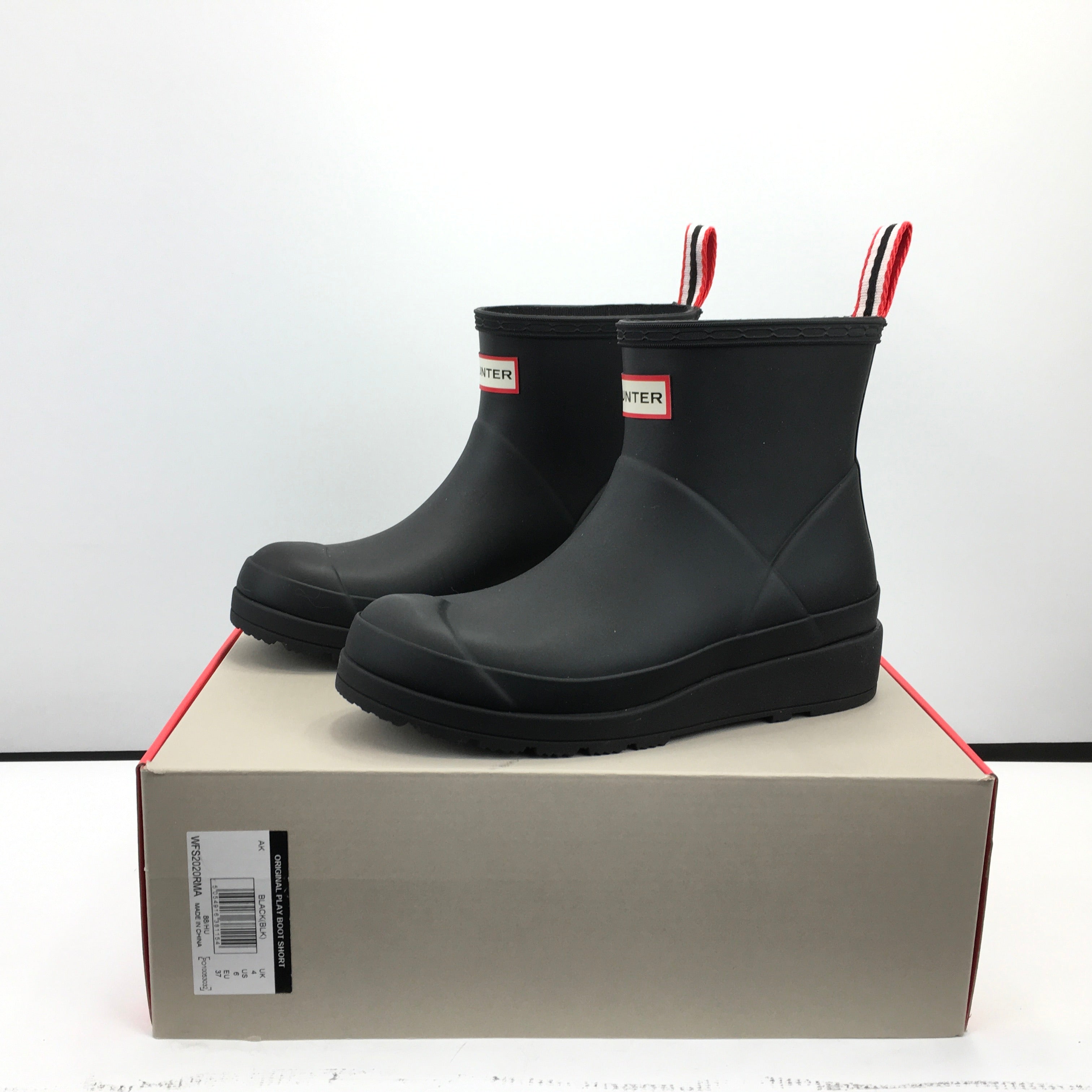 Hunter Women's Original Play Short Rain Boots: Black - Size 6