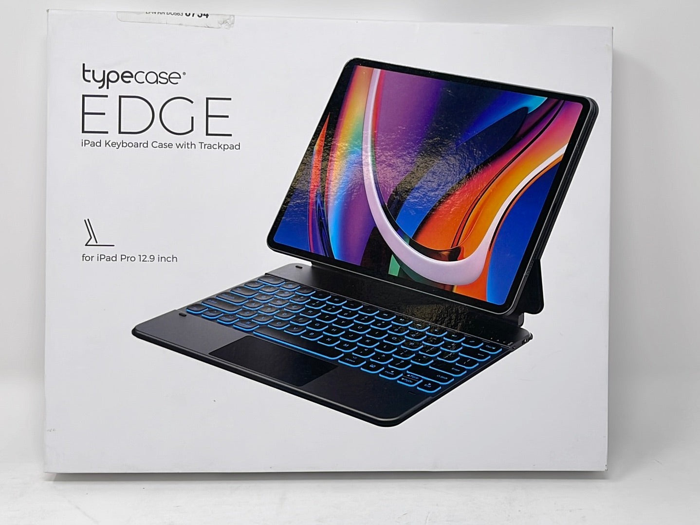 Typecase Keyboard for iPad Pro 12.9 inch, Slim Rugged Folio Cover (Black)