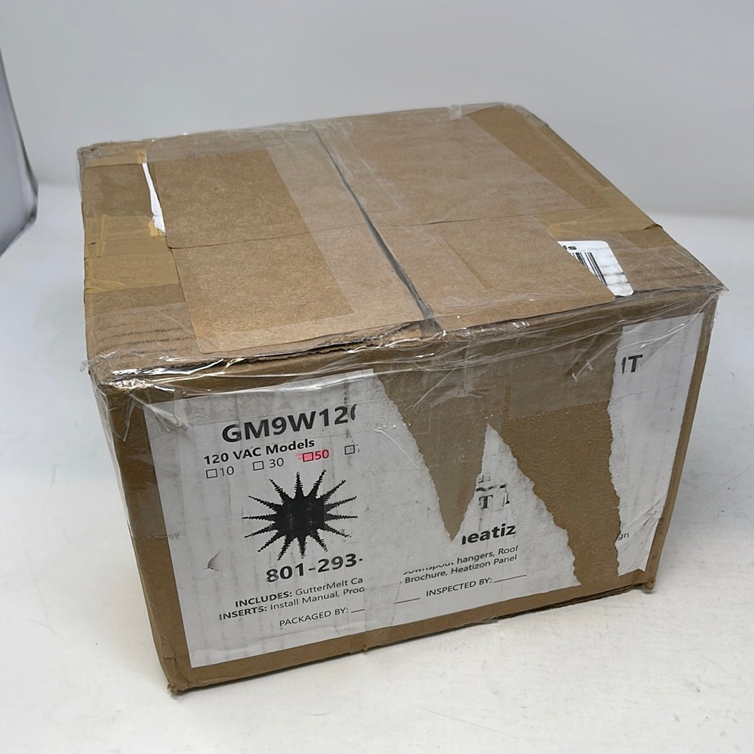 Gutter Melt Snow Deicing Cable Kit  (GM9W120-50-KIT)