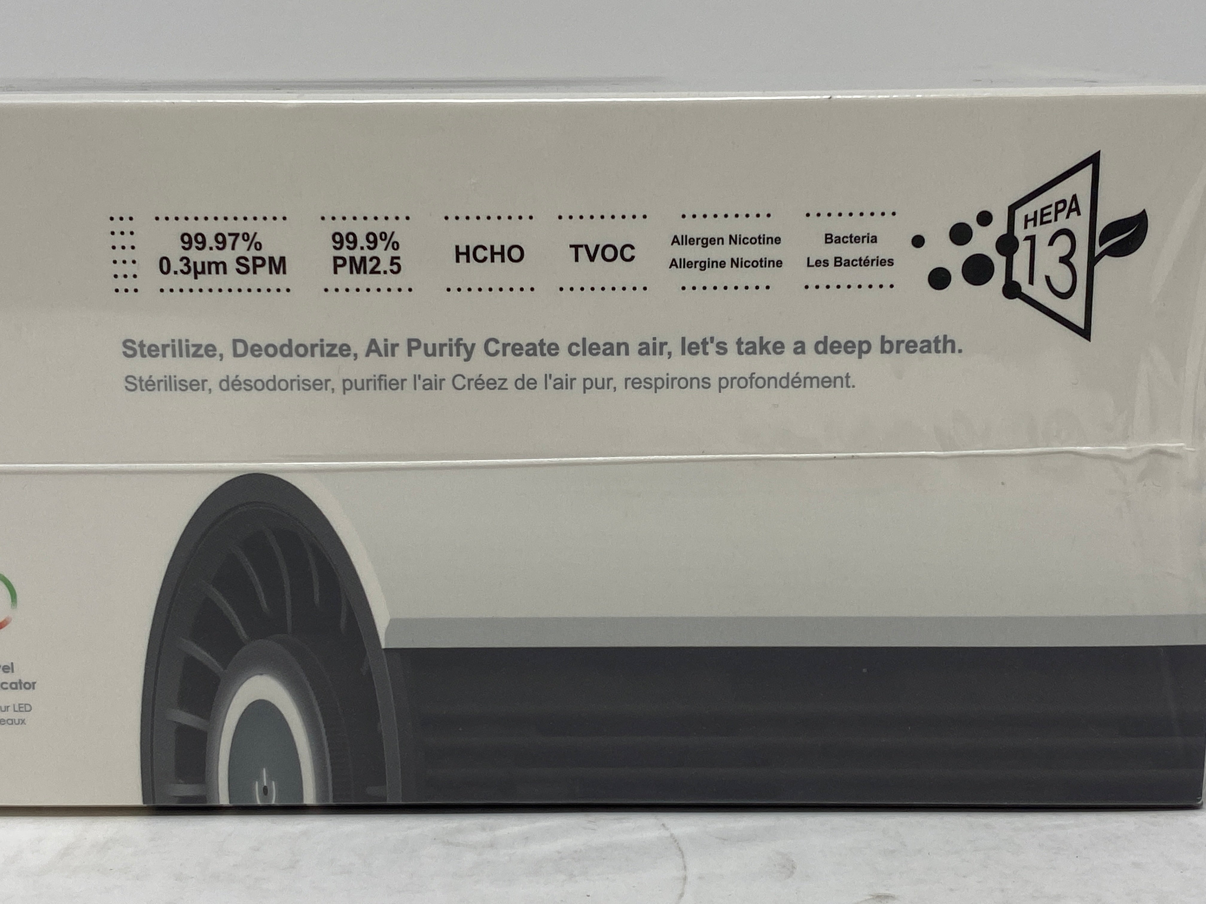 myGEKOgear Cyclone O2 HEPA 13 Activated Carbon Mini Portable Air Purifier