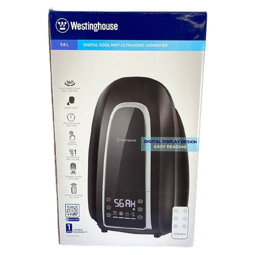 Westinghouse 5.6L Digital Cool Mist Ultrasonic Humidifier