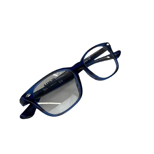 Ray-Ban RX5375 Eyeglasses with Striped Blue Frame