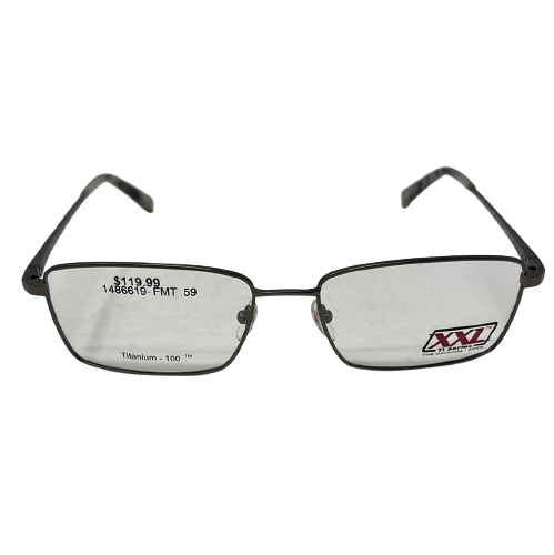 XXL Ti Series  Eyeglasses Frames Titanium-100  (Gunmetal)