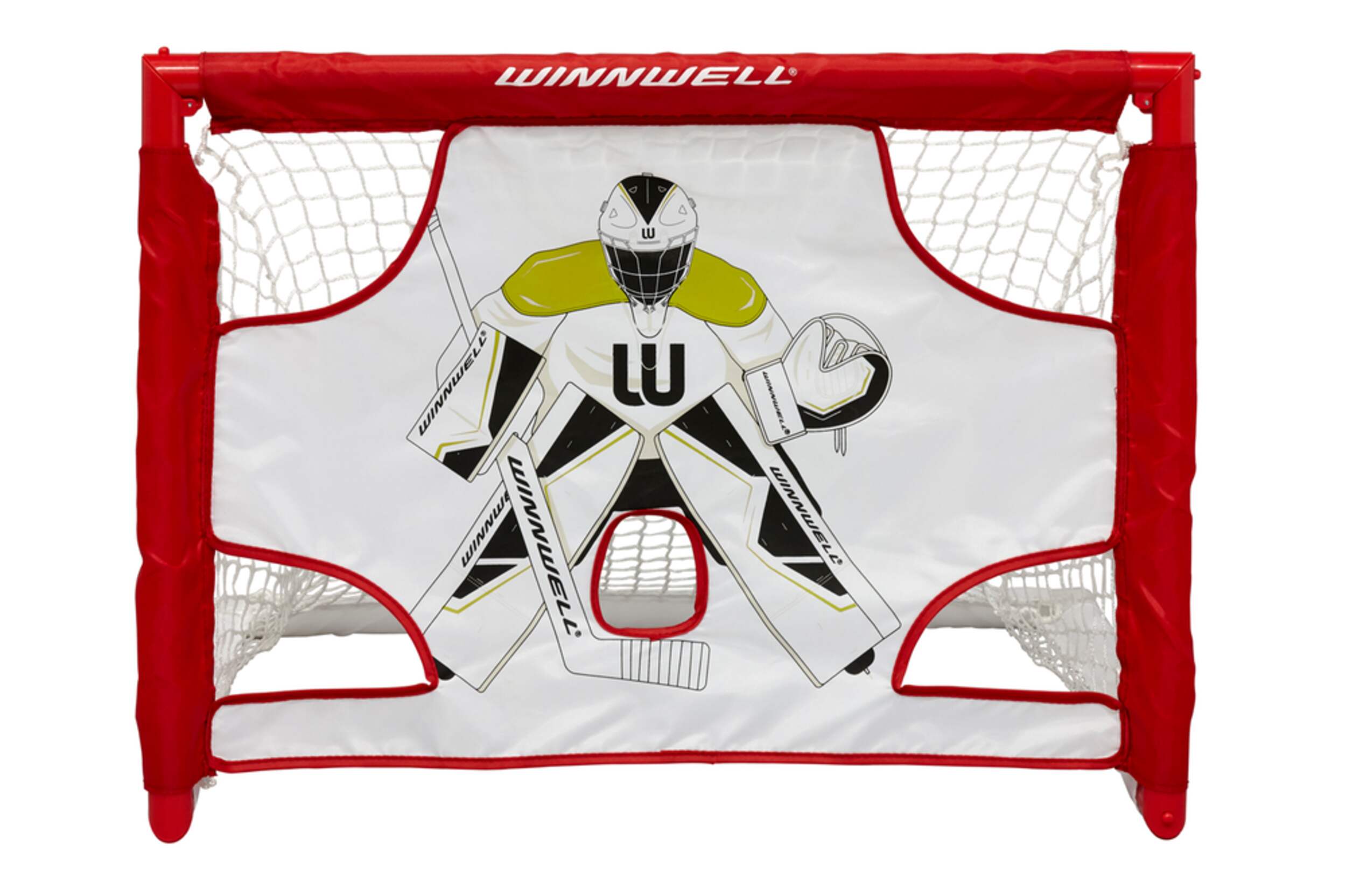 WINNWELL 28" PVC Collapsible Mini Hockey Net Set
