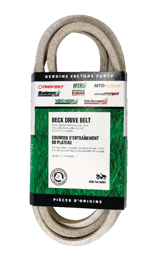 MTD 42-inch Deep Deck 700 Series Lawn Tractor 2005 & After - Replacement Deck Drive Belt (OEM-754-04060)