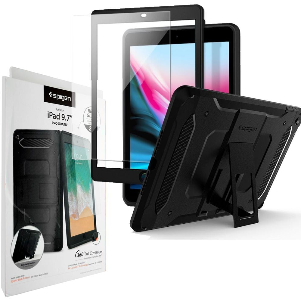 SPIGEN Pro Guard iPad 9.7" (2017/18) - Black
