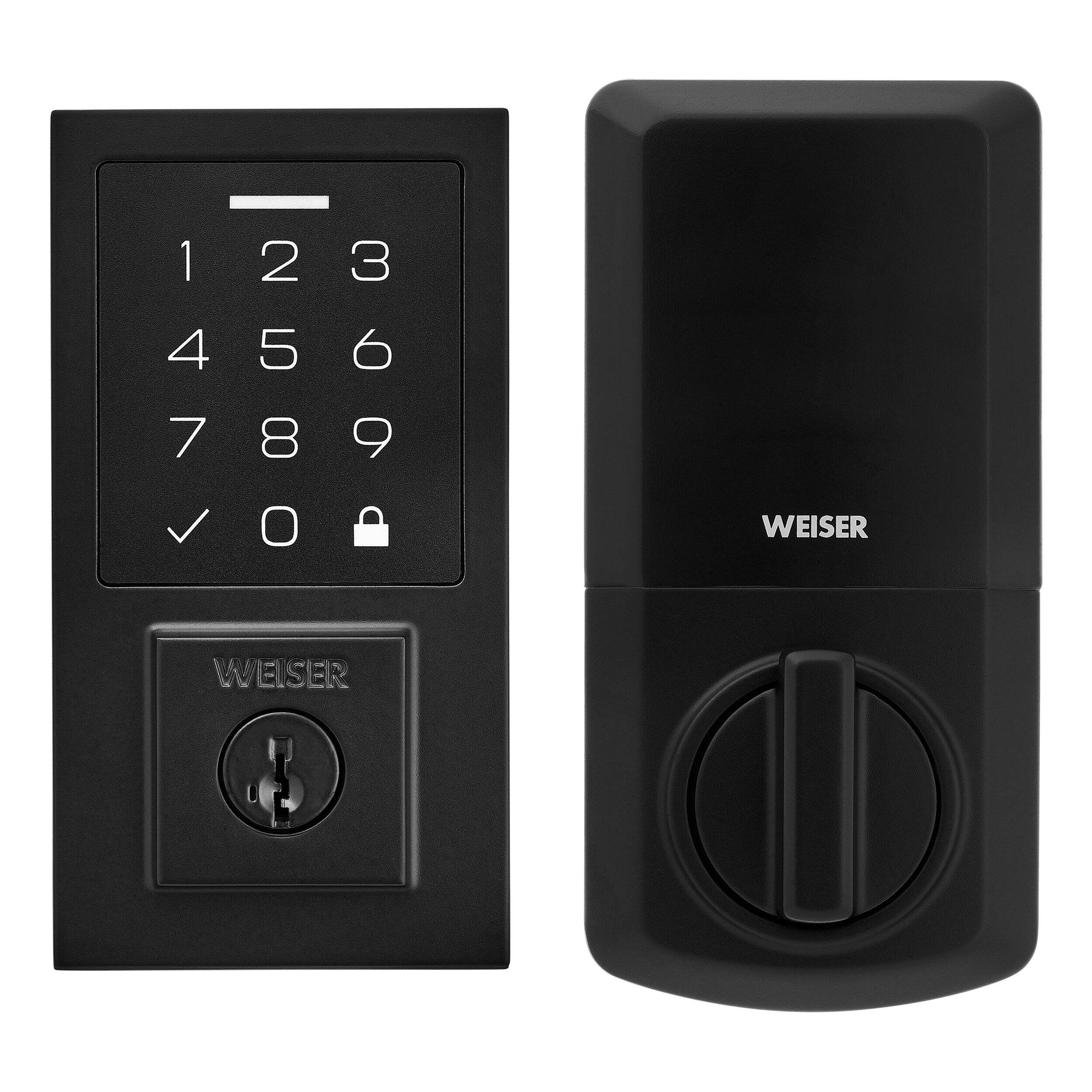 Weiser SmartCode Touchpad Deadbolt and Handleset Combo Pack